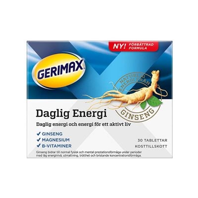 Daglig Energi 30 tabletter - Gerimax