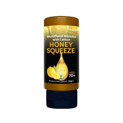 Manuka Honey 70+ MGO Lemon Squeeze 330g - Melora