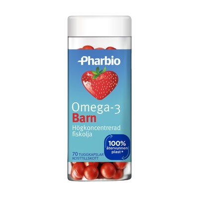 Omega-3 Barn 70 kapslar - Pharbio