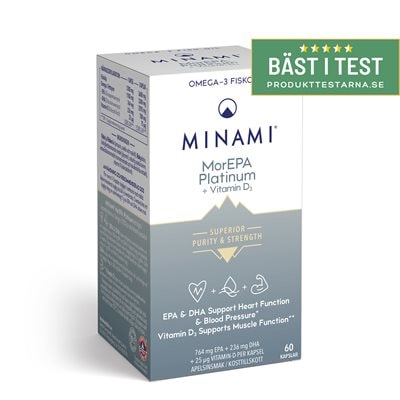 MorEPA Platinum 90% 60 kapslar - Minami