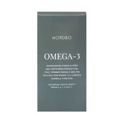 Omega-3 120 kapslar - Nordbo