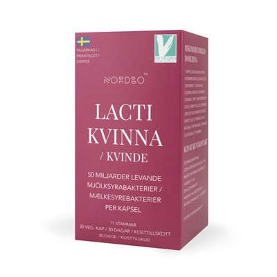 LactiKvinna 50 miljarder 30 kapslar - Nordbo