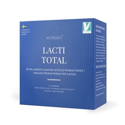 LactiTotal 50 miljarder 30+30 kapslar - Nordbo