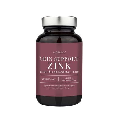 Skin Support Zink 90 kapslar - Nordbo