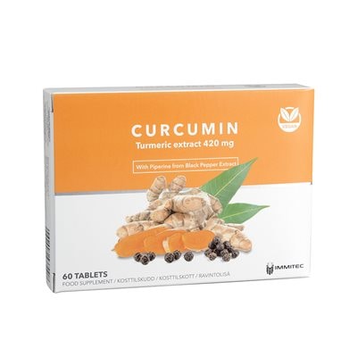 Curcumin 420 mg 60 tabletter - Immitec
