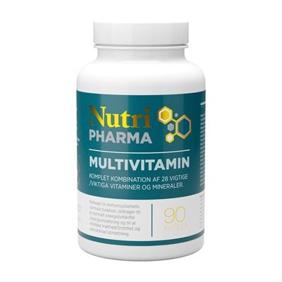 Multivitamin 90 kapslar - Nutri Pharma