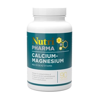 Calcium-Magnesium 90 kapslar - Nutri Pharma
