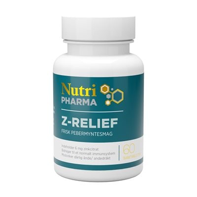 Z-RELIEF 60 sugtabletter - Nutri Pharma