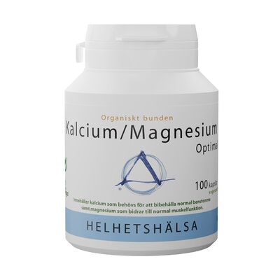 Kalcium/MagnesiumOptimal 100 kapslar - Helhetshälsa