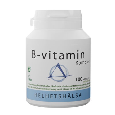 B-Vitaminkomplex 100 kapslar - Helhetshälsa