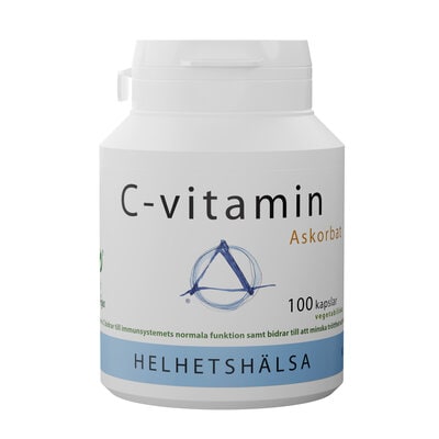 C-Vitamin Askorbat 100 kapslar - Helhetshälsa