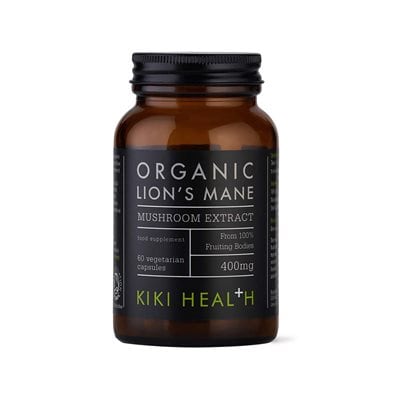 Organic Lion's Mane Extract Mushroom 60 kapslar - Kiki Health