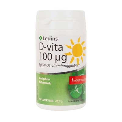 D-Vitamin 100 µg 90 tabletter - Ledins