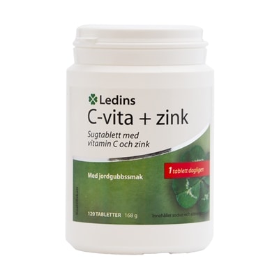 C-Vitamin+Zink 120 tabletter - Ledins