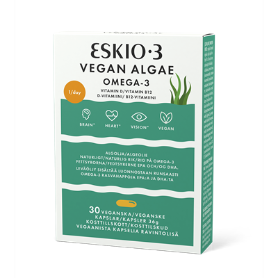 Vegan Algae 30 kapslar - Eskio-3