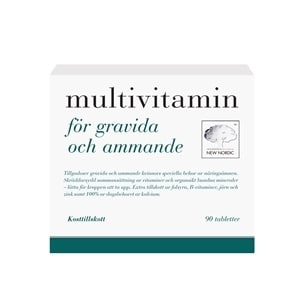 Multivitamin för gravida 90 tabletter - New Nordic