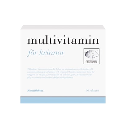 Multivitamin för kvinnor 90 tabletter - New Nordic