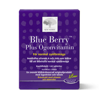 Blue Berry Plus Ögonvitamin 60 tabletter - New Nordic