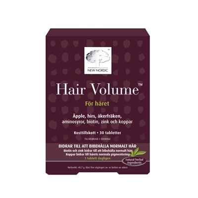 Hair Volume 30 tabletter - New Nordic
