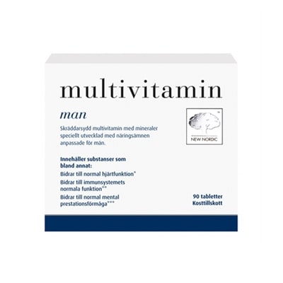 Multivitamin Man 90 tabletter - New Nordic