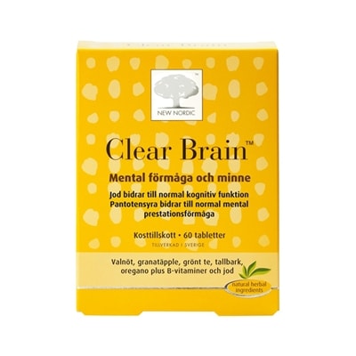 Clear Brain 60 tabletter - New Nordic