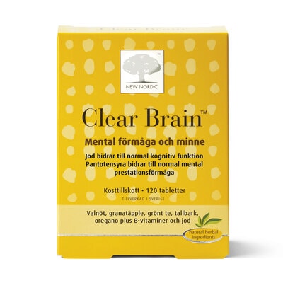 Clear Brain 120 tabletter - New Nordic