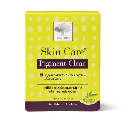 Skin Care Pigment Clear 120 tabletter - New Nordic