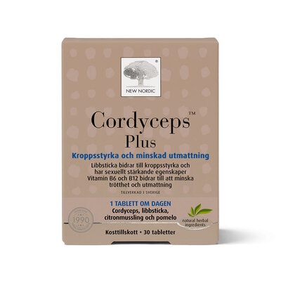 Cordyceps Plus 30 tabletter - New Nordic