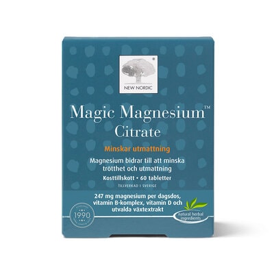 Magic Magnesium Citrate 60 tabletter - New Nordic