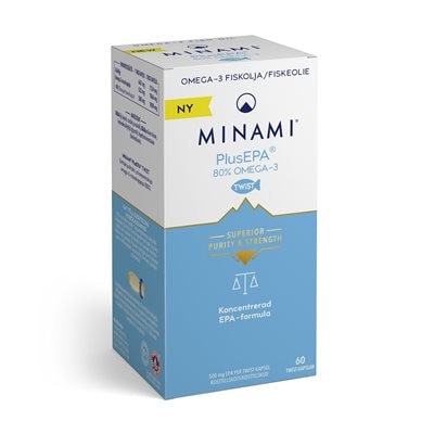 PlusEPA Omega-3 80% 60 kapslar - Minami