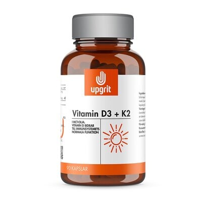 Vitamin D3+K2 90 kapslar - Upgrit