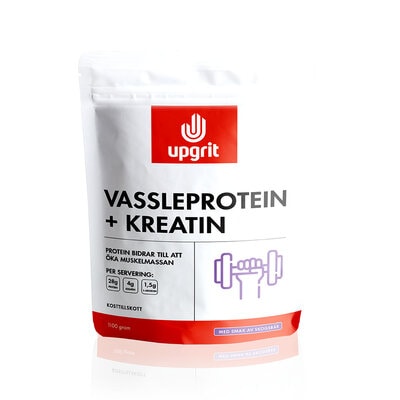 Vassleprotein+Kreatin Skogsbär 1100g - Upgrit