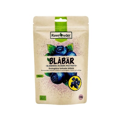 Blåbär torkade 150g - Rawpowder