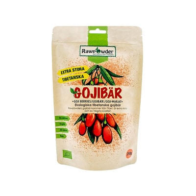 Goji Golden Stora Tibetanska 250g - Rawpowder