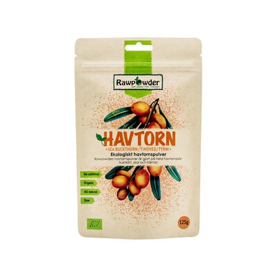 Havtornspulver 125g - Rawpowder