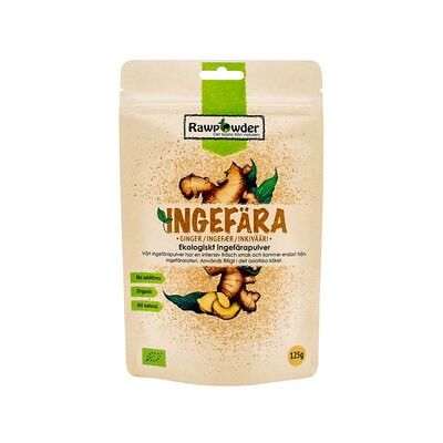 Ingefära pulver 125g - Rawpowder