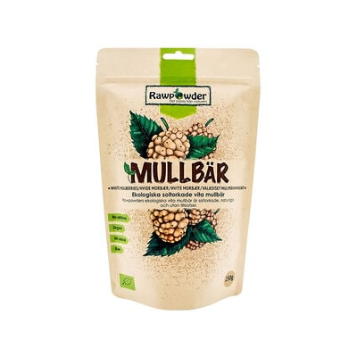 Mullbär vita 250g - Rawpowder