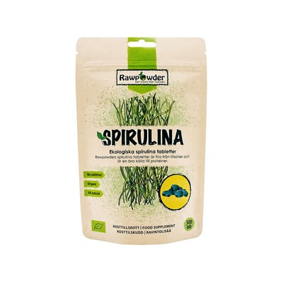 Spirulina 300 tabletter - Rawpowder