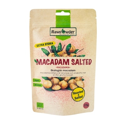 Macadamianötter Saltade/Rostade 175g - Rawpowder