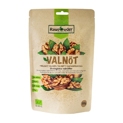 Valnötter Halvor 500g - Rawpowder