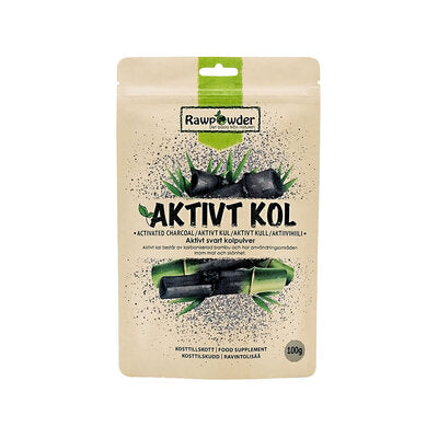 Aktivt Kol pulver 100g - Rawpowder