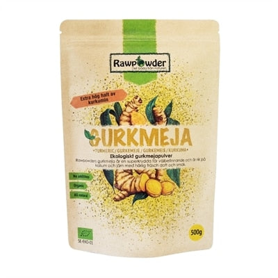 Gurkmeja pulver 500g - Rawpowder