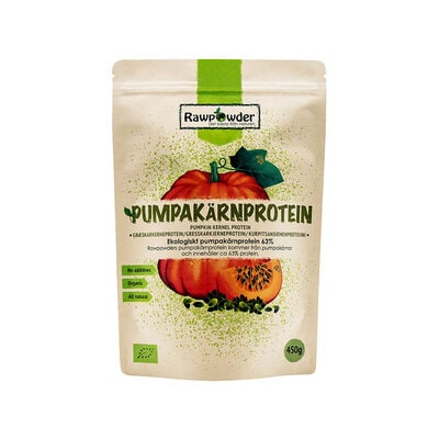 Pumpakärn protein 63% 450g - Rawpowder