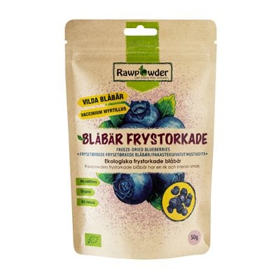 Blåbär frystorkade 50g - Rawpowder