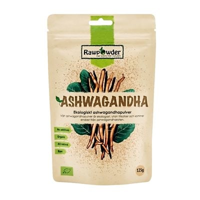 Ashwagandha pulver 125g - Rawpowder