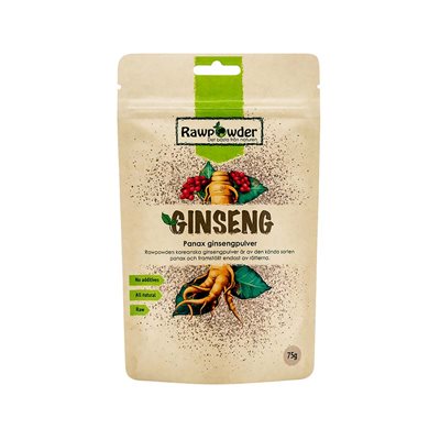 Ginseng pulver Panax 75g - Rawpowder