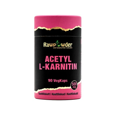Acetyl L-Karnitin 500mg 90 kapslar - Rawpowder