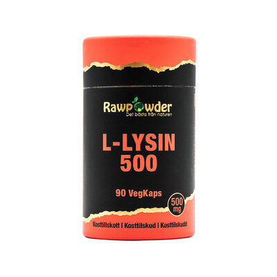 L-Lysin 500mg 90 kapslar - Rawpowder