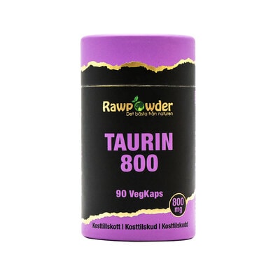 Taurin 800mg 90 kapslar - Rawpowder