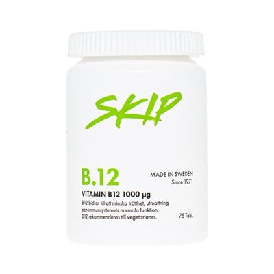 Vitamin B.12 1000mcg 75 tabletter - Skip Nutrition